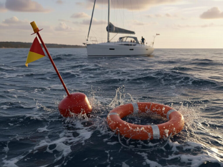 Das „Mensch über Bord“ Manöver mit Q-Wende